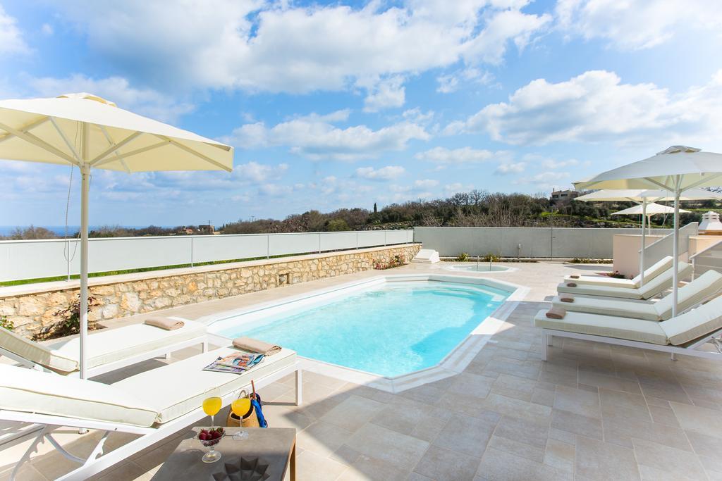 Deluxe Villa Ianthos - Outdoor Hot Tub & Kids Pool Gállos Exterior foto